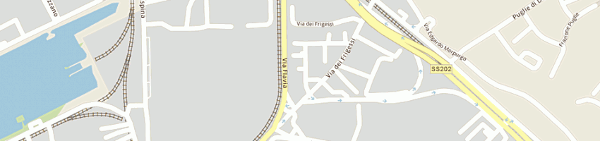 Mappa della impresa carrozzeria cum di basile eduranti v e cok r a TRIESTE