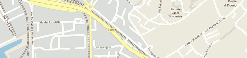 Mappa della impresa 'trattoria di angelo snc di palcic daniela e giuse a TRIESTE