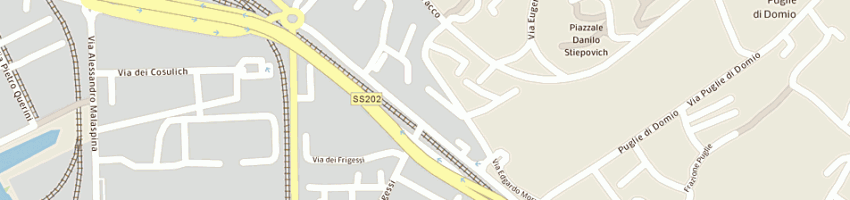 Mappa della impresa adriaker srl a TRIESTE