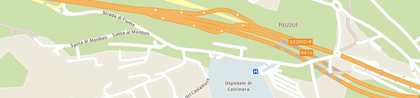Mappa della impresa trattoria da alex a TRIESTE