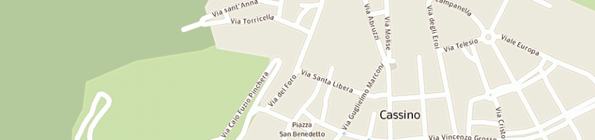 Mappa della impresa zetaeffe di zambelli tunder e c snc ezio a CASSINO