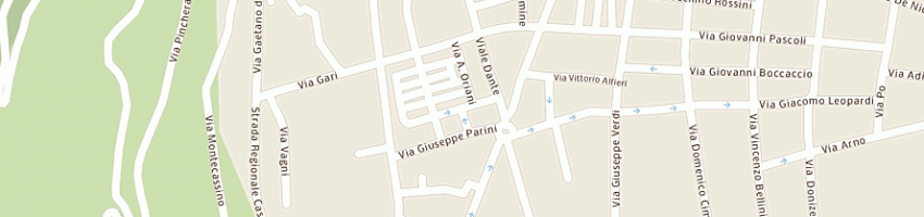 Mappa della impresa abbatecola giovanni a CASSINO