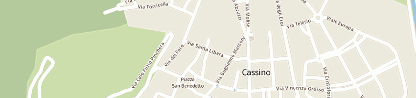 Mappa della impresa autoscuola saros sas a CASSINO