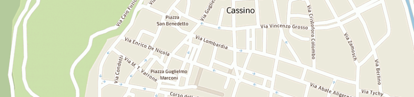 Mappa della impresa pradea di ponari aurelio a CASSINO