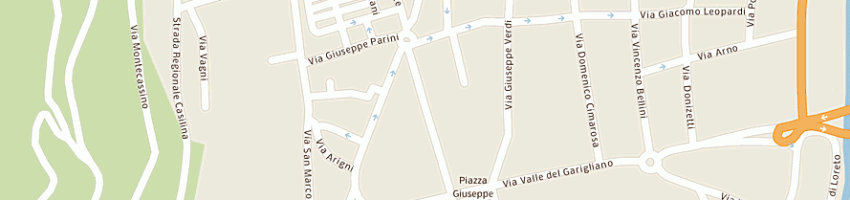 Mappa della impresa simone nicolino a CASSINO