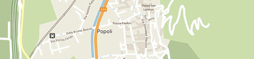 Mappa della impresa lavanderia trieste di bornaccioni claudia maria a PESCARA