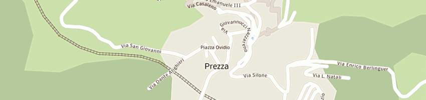 Mappa della impresa municipio di prezza a PREZZA