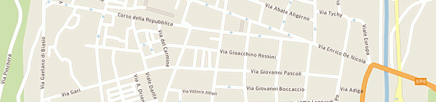 Mappa della impresa musica e' a CASSINO