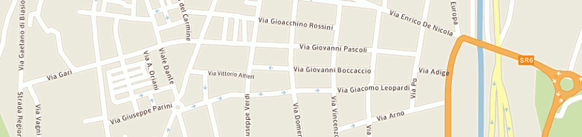Mappa della impresa rodi giancarlo a CASSINO
