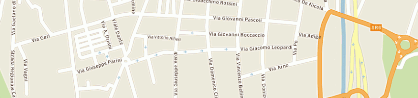 Mappa della impresa api web srl a CASSINO