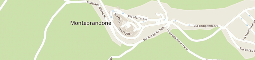 Mappa della impresa tipografia mannocchi a MONTEPRANDONE