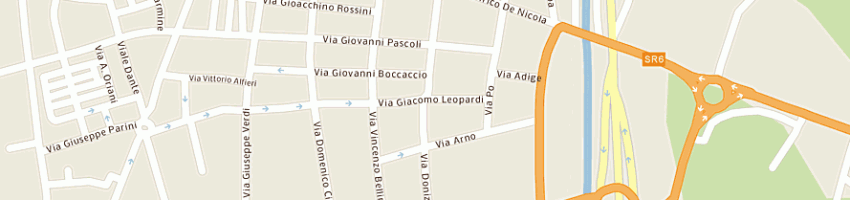 Mappa della impresa di zazzo daniela a CASSINO