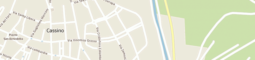 Mappa della impresa costanzo angelo a CASSINO