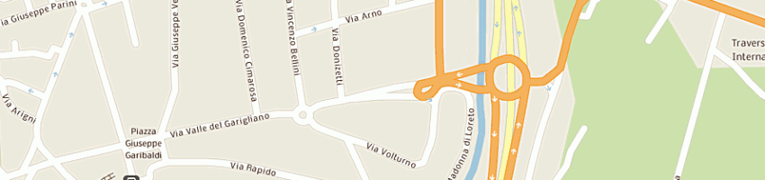 Mappa della impresa studio associato caira b e abbatiello l a CASSINO