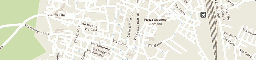 Mappa della impresa ottica cigna sas di frangiamone vincenza e c a CANICATTI