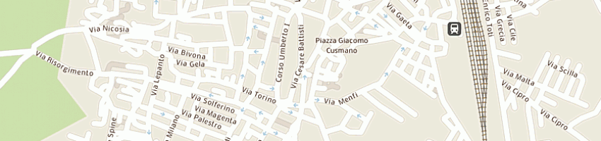 Mappa della impresa la rinascente di orlando e c srl a CANICATTI