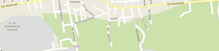 Mappa della impresa mattatoio a CASTELLALTO