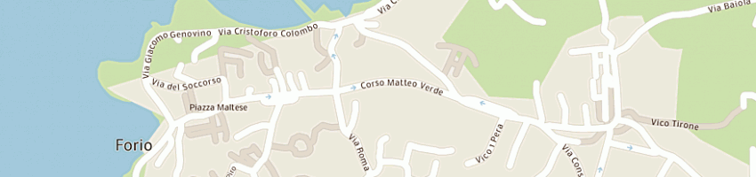 Mappa della impresa supermarket g v sas a FORIO