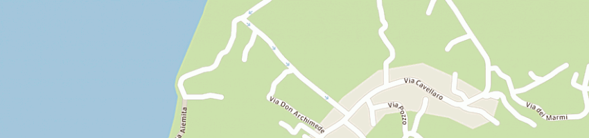 Mappa della impresa ristorante pianobar la meridiana di bartolomei antonio a FORIO