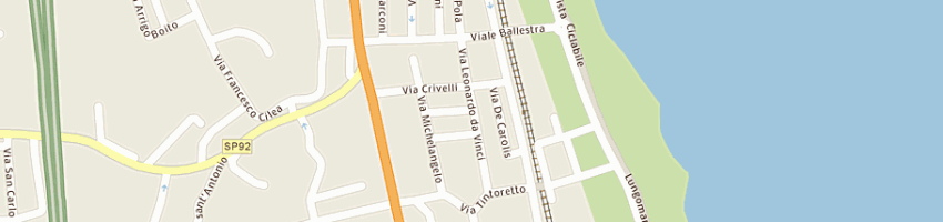 Mappa della impresa centro estetico operazione cenerentola di catalani christiana a GROTTAMMARE