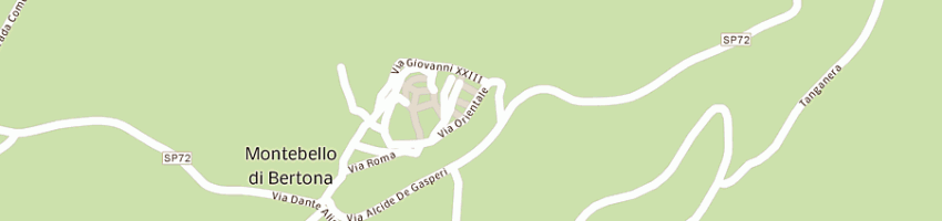 Mappa della impresa tabaccheria durante mario a MONTEBELLO DI BERTONA
