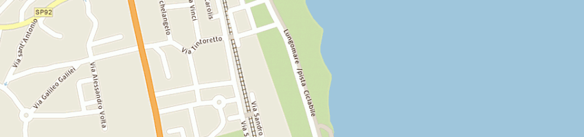 Mappa della impresa albergo marconi hotel a GROTTAMMARE
