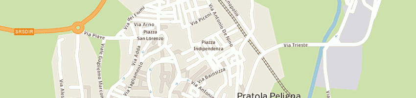 Mappa della impresa comune di pratola peligna a PRATOLA PELIGNA