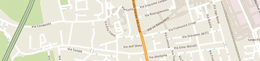 Mappa della impresa michelangeli giacomo a SAN BENEDETTO DEL TRONTO