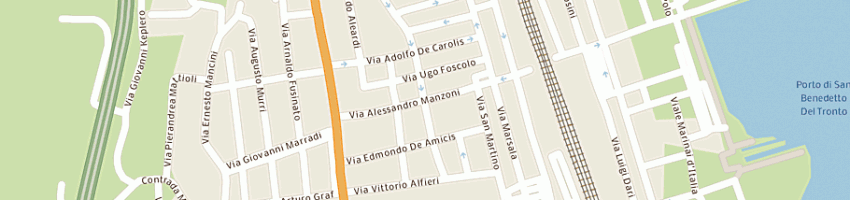 Mappa della impresa spinozzi domenico gomme di spinozzi dario a SAN BENEDETTO DEL TRONTO