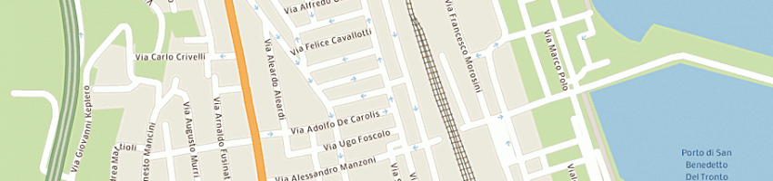 Mappa della impresa auto piu' di pasqualini cinzia e c sas a SAN BENEDETTO DEL TRONTO