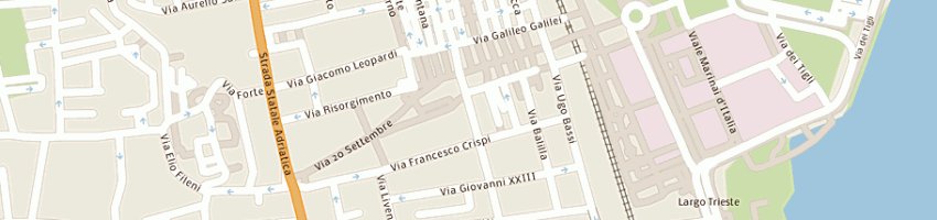 Mappa della impresa poste italiane spa a SAN BENEDETTO DEL TRONTO