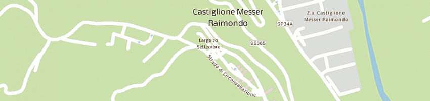 Mappa della impresa l'altracarne ti porta srl a CASTIGLIONE MESSER RAIMONDO