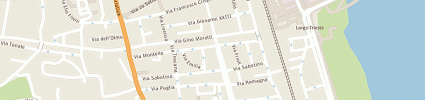 Mappa della impresa la balera - rustichello - di illuminati pietro a SAN BENEDETTO DEL TRONTO