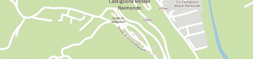 Mappa della impresa bar di marcoberardino a CASTIGLIONE MESSER RAIMONDO