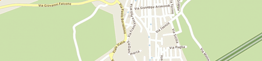 Mappa della impresa palestra jam fitness e sport a CAMPOFELICE DI ROCCELLA