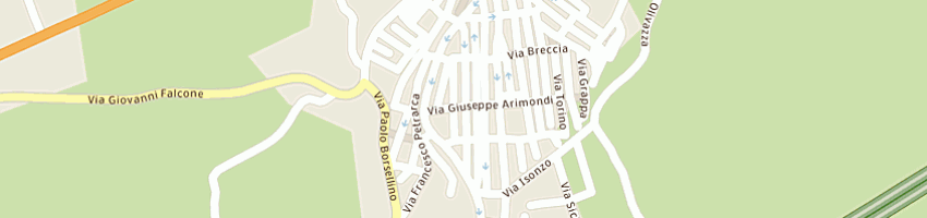Mappa della impresa credito siciliano spa a CAMPOFELICE DI ROCCELLA
