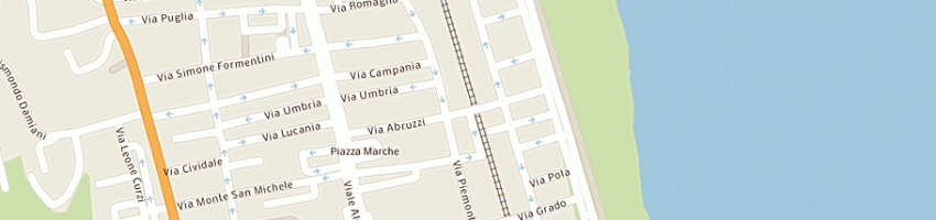 Mappa della impresa donna piu' di giannetti e galieni snc a SAN BENEDETTO DEL TRONTO