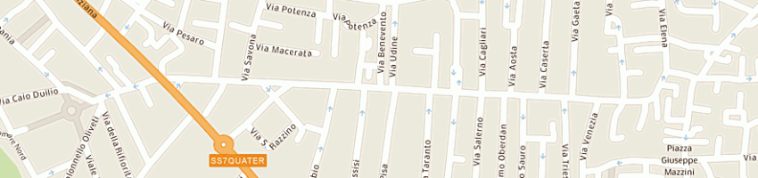 Mappa della impresa la coccinella sas a MONDRAGONE