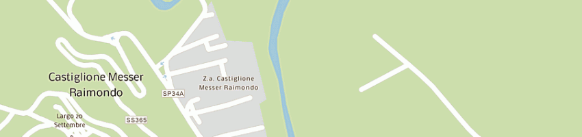 Mappa della impresa clima service di ravicini antonio a CASTIGLIONE MESSER RAIMONDO