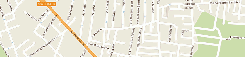 Mappa della impresa centro dentale nova di lupinella filippo sas a MONDRAGONE