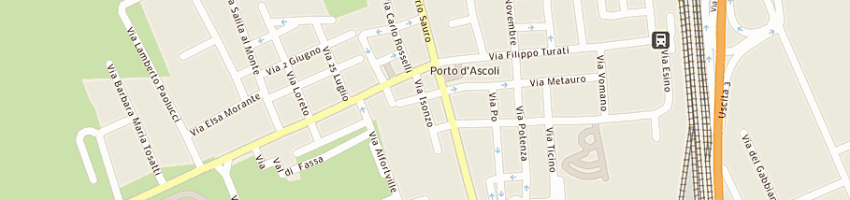 Mappa della impresa parrucchiere per uomo-francesco cannella a SAN BENEDETTO DEL TRONTO