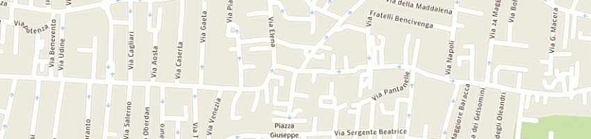 Mappa della impresa pagliaro michele a MONDRAGONE