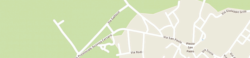 Mappa della impresa fusaro antonio a CERVARO