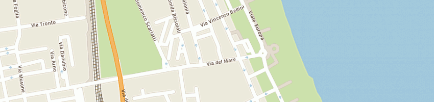 Mappa della impresa punto casa italia agenzia 66 srl a SAN BENEDETTO DEL TRONTO