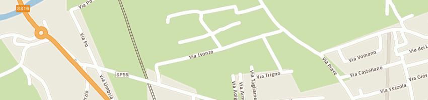 Mappa della impresa vivaio floradriatica di corsi guido a MARTINSICURO