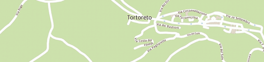 Mappa della impresa bar l'angolo a TORTORETO