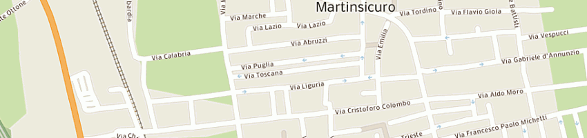 Mappa della impresa hotel villa luigi a MARTINSICURO