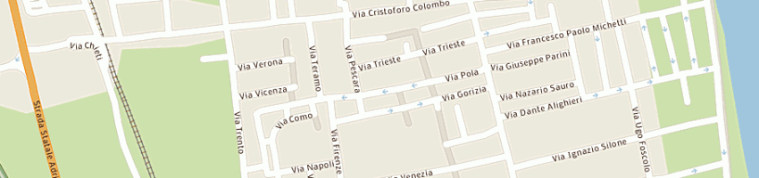Mappa della impresa forno moderno di di salvatore flli pe f(snc) a MARTINSICURO