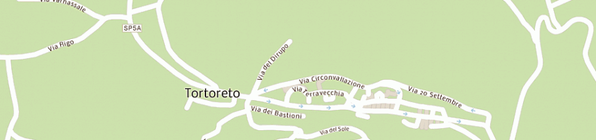Mappa della impresa sarchese salvatore a TORTORETO