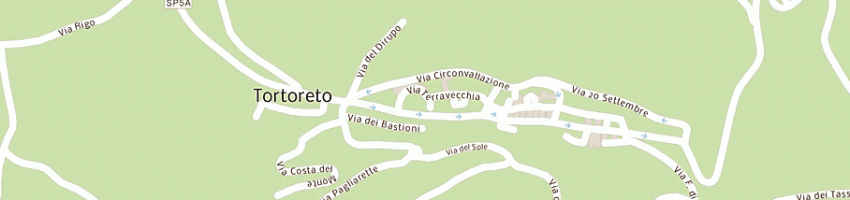 Mappa della impresa tabaccheria di sabatino luciano a TORTORETO